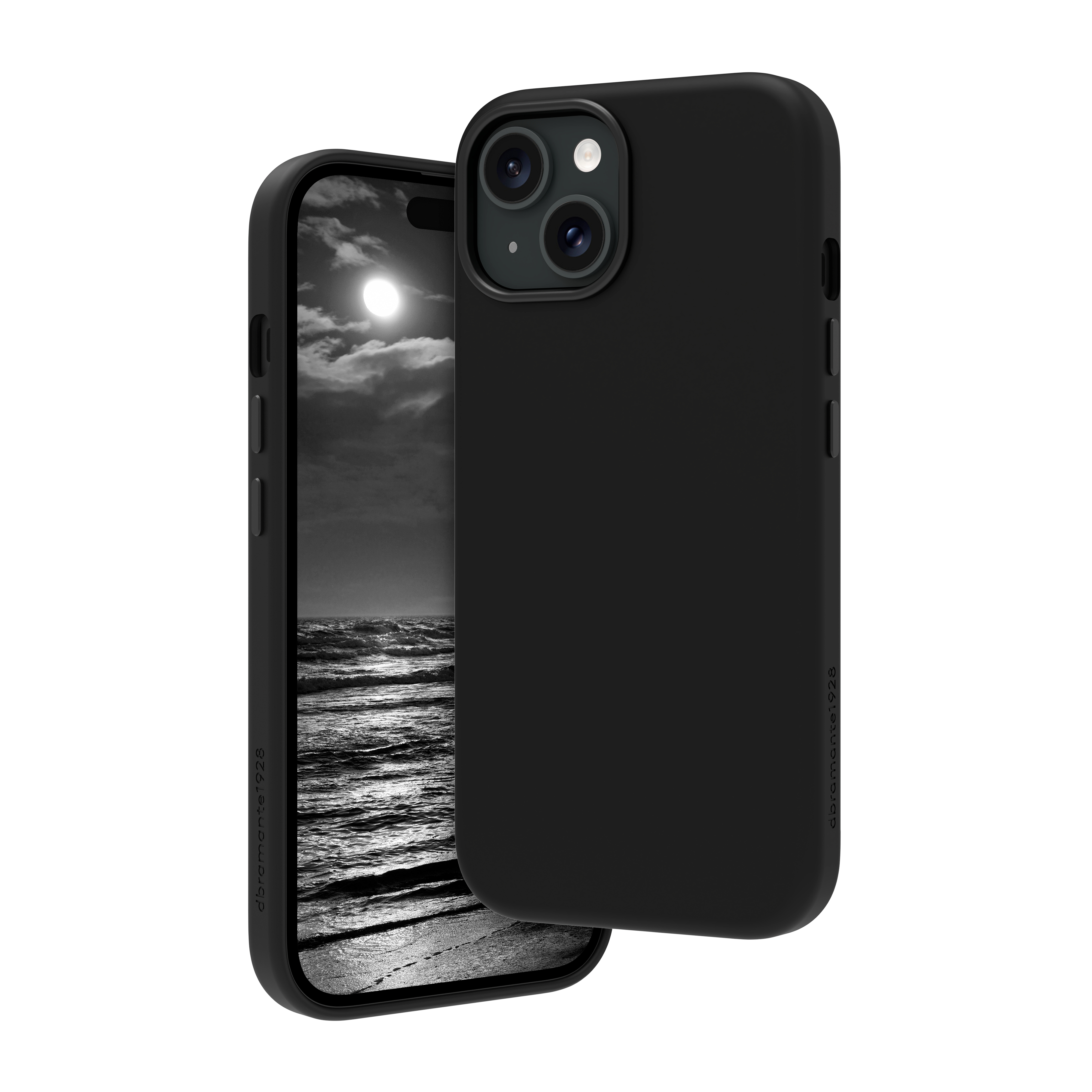 dbramante1928 Roskilde - Back cover for mobile phone - MagSafe compatibility - ICON - midnight - for Apple iPhone 13, 14, 15, 16e