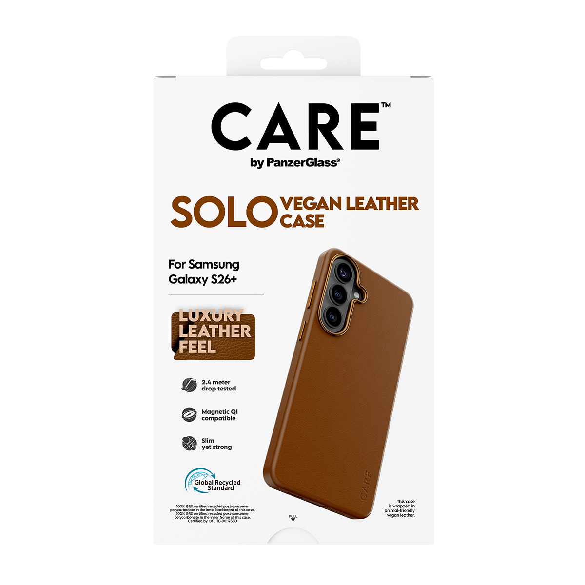 PanzerGlass CARE™ by PanzerGlass® Solo Case Brown w. Qi Samsung Galaxy S26+ – image 3