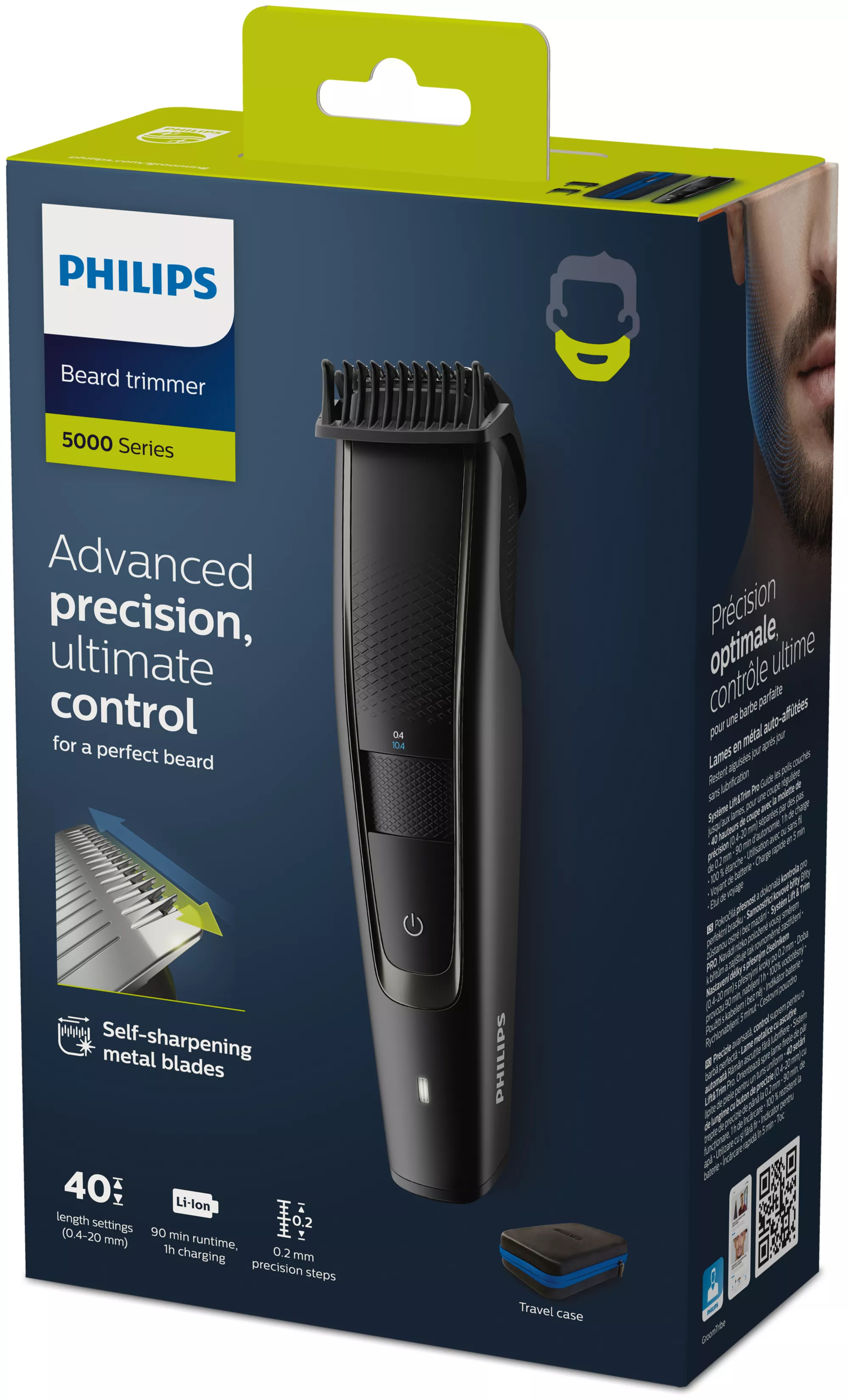 Philips BEARDTRIMMER Series 5000 BT5515/70 Beard trimmer – image 2