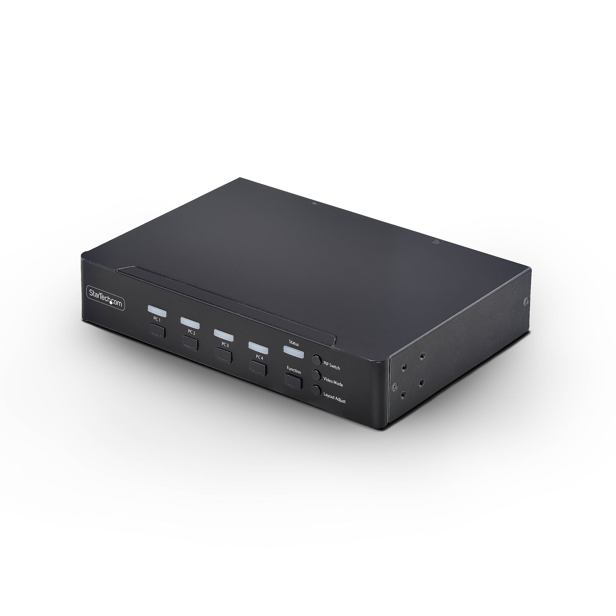 StarTech.com - KVM / audio / USB switch - 4 x KVM / audio / USB - 1 local user - desktop - TAA Compliant