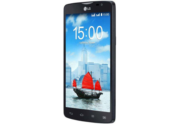 LG L80 D380 12.7 cm (5") Dual SIM Android 4.4 3G Mini-USB 1 GB 4 GB 2450 mAh Black – image 1
