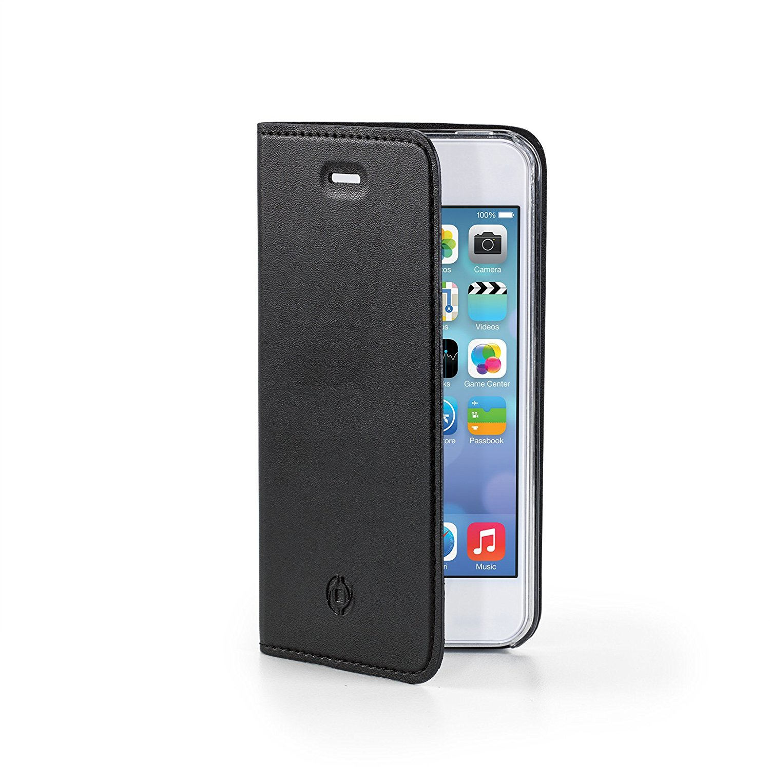 Celly AIRIPH5BK mobile phone case Folio Black
