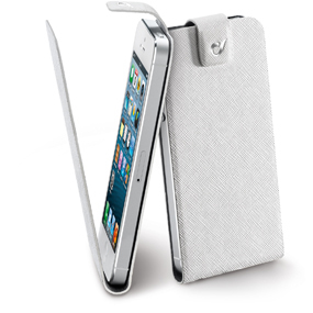 Cellularline FLIPSLIMIPHONE5W mobile phone case Flip case White