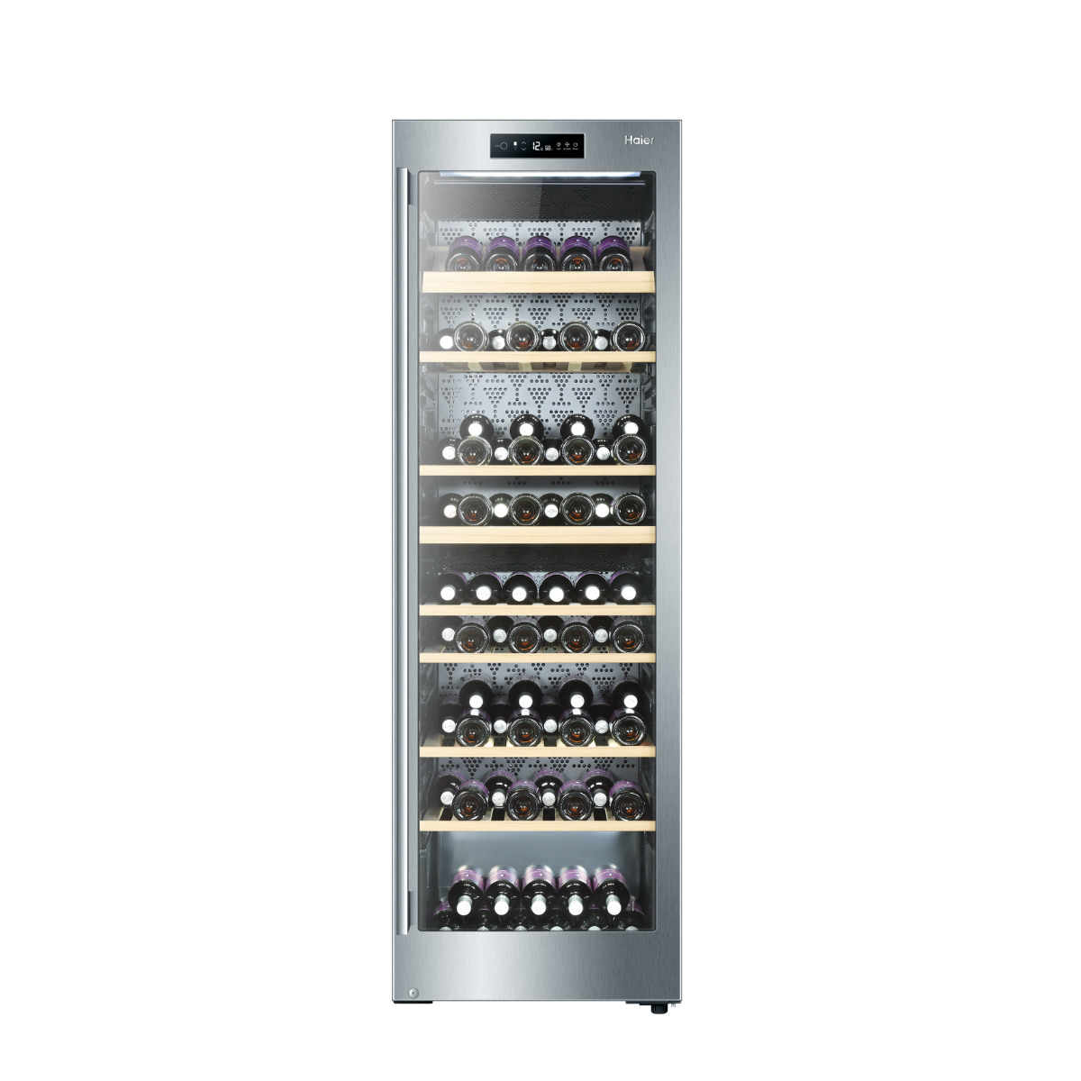 Haier WS137GDAI wine cooler Compressor wine cooler Freestanding Stainless steel 137 bottle(s)