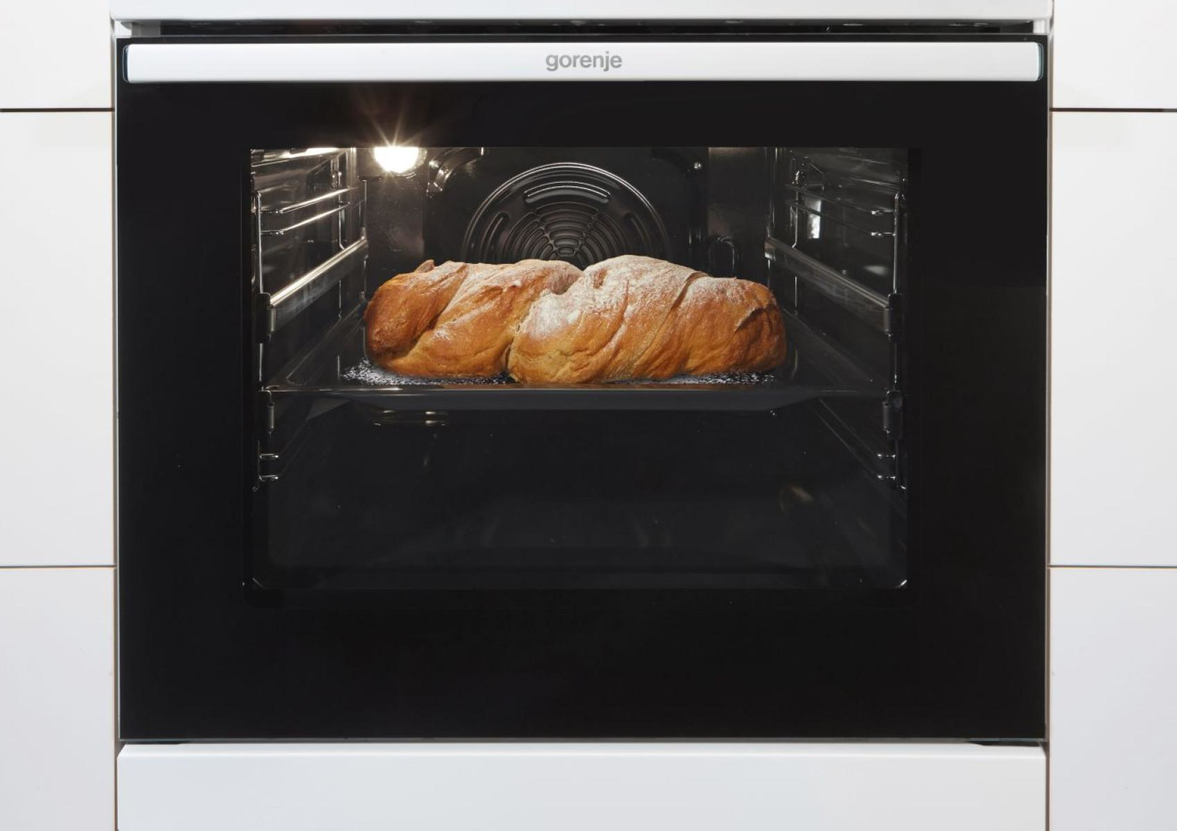 Gorenje GK6A10WG cooker Freestanding cooker Electric Combi Silver – image 4