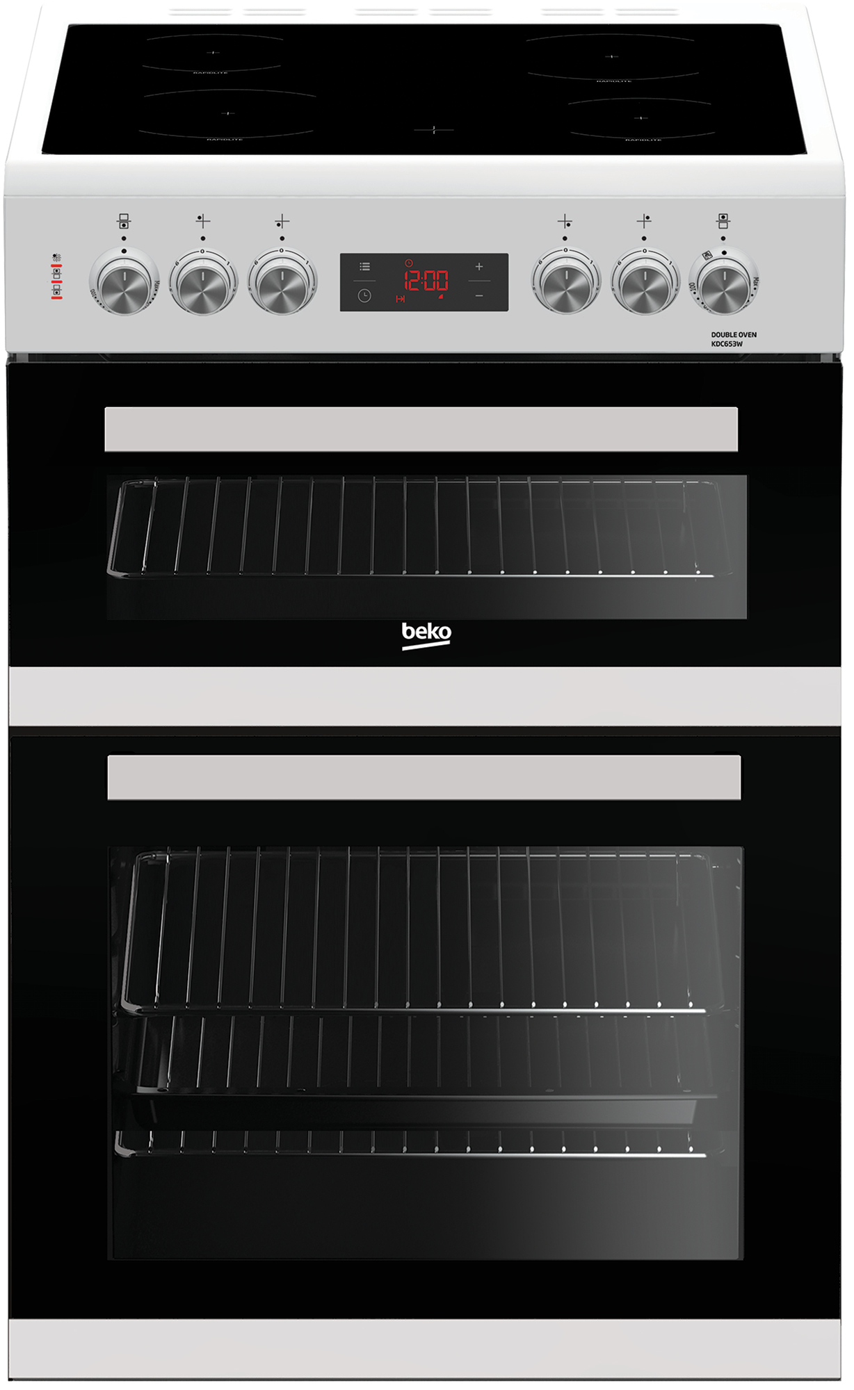 Beko KDC653W 60cm Double Oven Electric Cooker – image 1