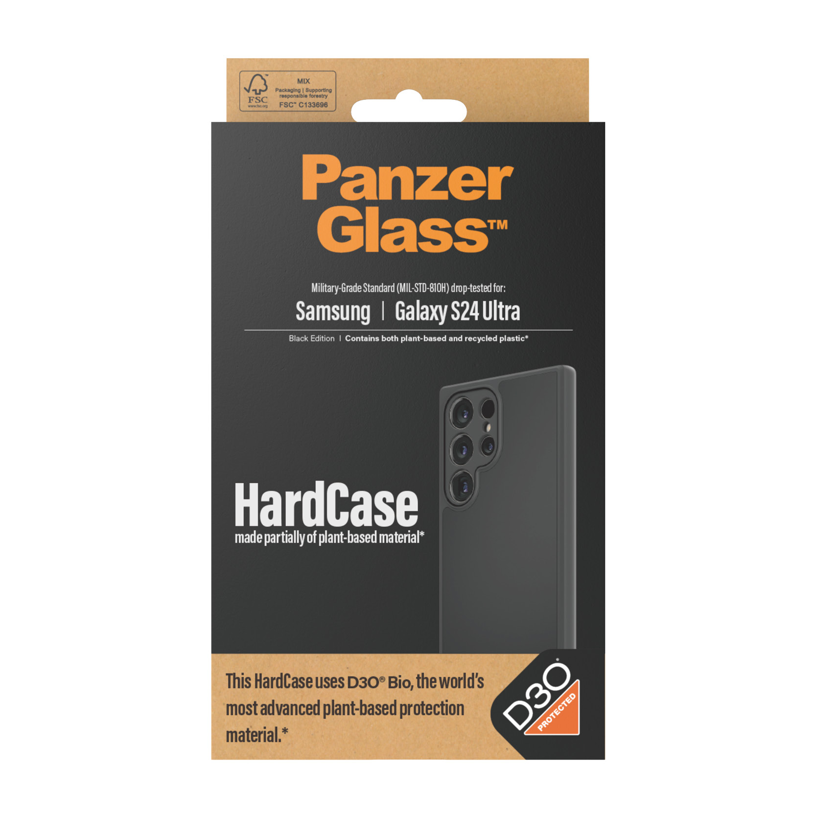PanzerGlass® HardCase Black w. D3O® Samsung Galaxy S24 Ultra – image 3
