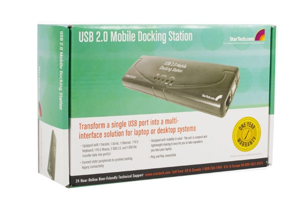 StarTech.com 6-in-1 USB 2.0 Laptop Docking Station – image 3