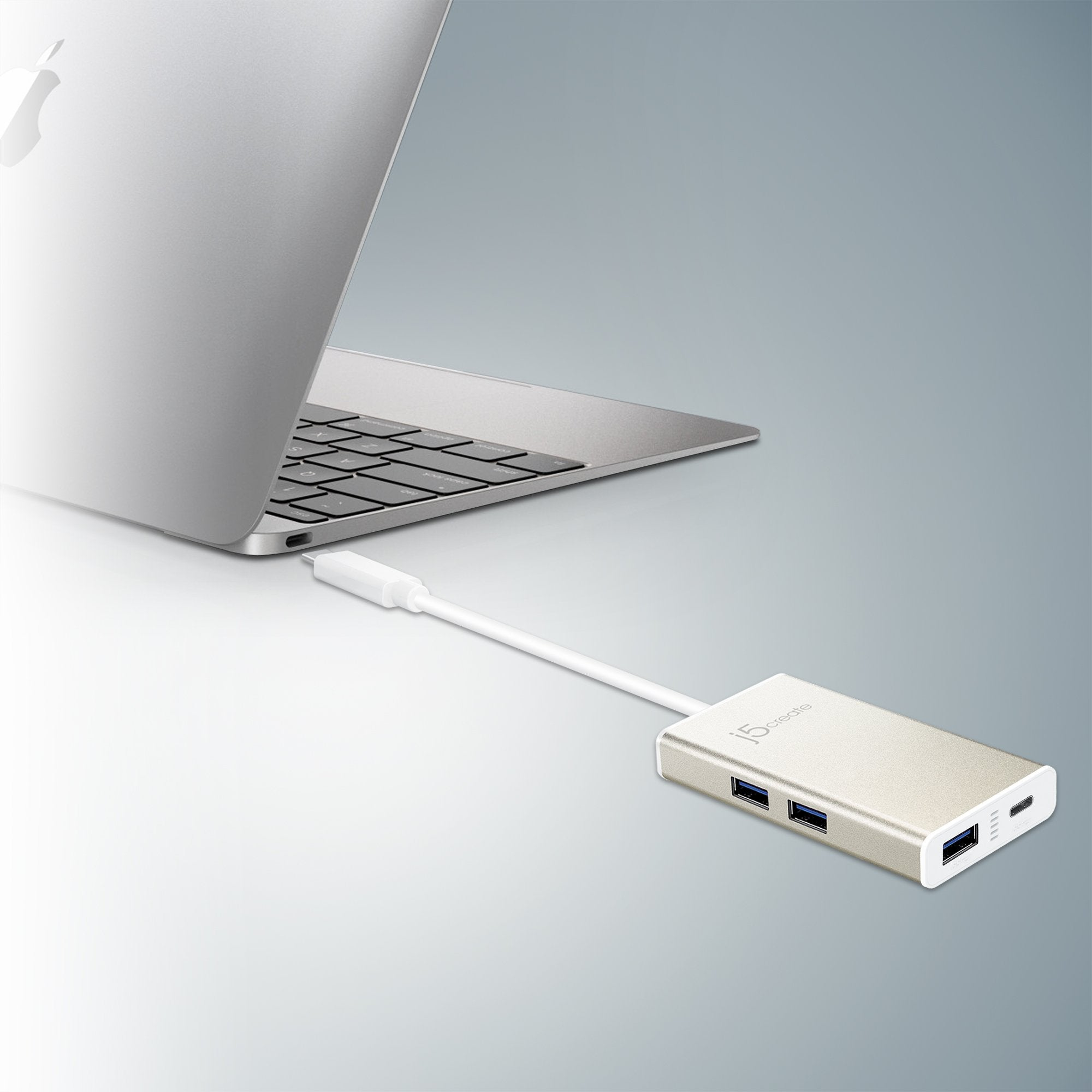 j5create JCH344 interface hub USB 3.2 Gen 1 (3.1 Gen 1) Type-C 5000 Mbit/s Bronze – image 3