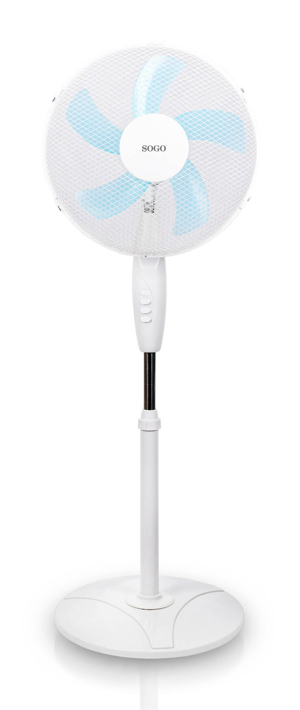 Sogo VEN-SS-21221 household fan White, Blue