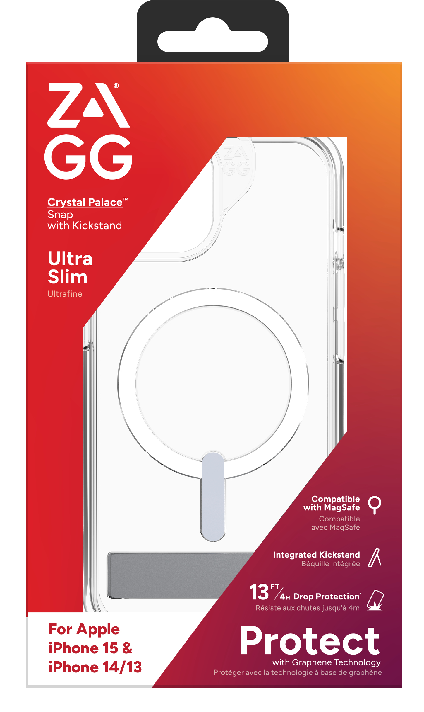 ZAGG Cases Crystal Palace SnapKS Apple iPhone 15/iPhone 14/13 CLR EN/FR – image 6