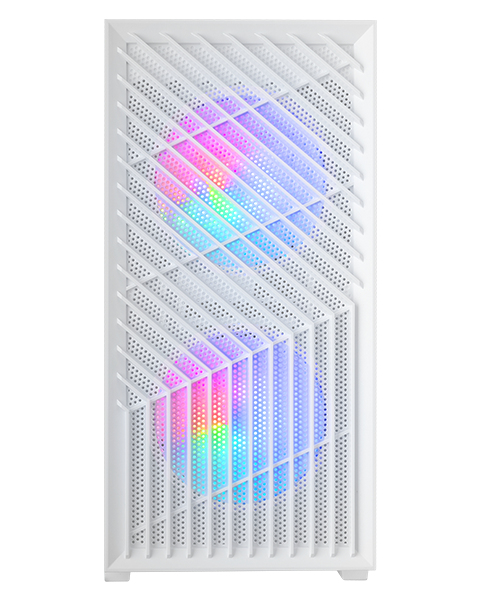 Mars Gaming MC-VORTEXW Mini Tower Bianco