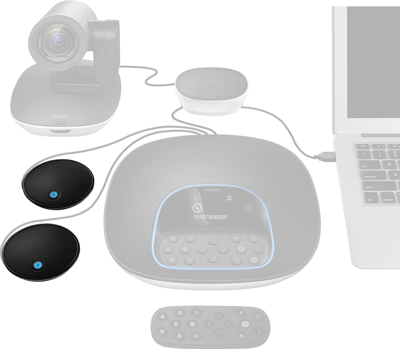 Logitech GROUP Expansion Microphones Logitech