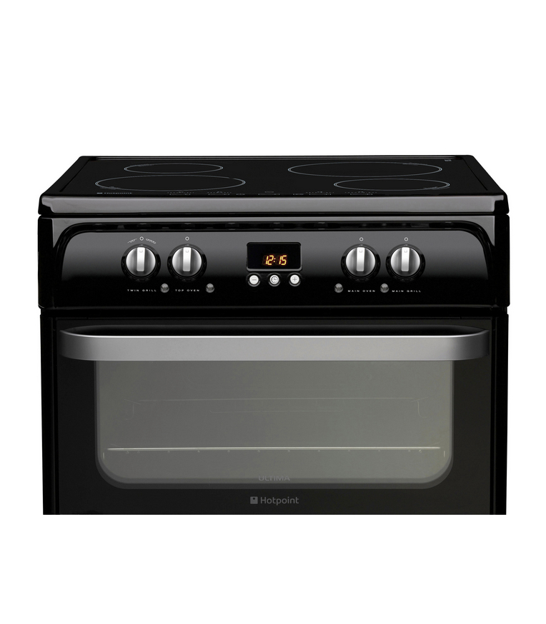 Hotpoint HUI614K cooker Freestanding cooker Electric Zone induction hob Black – image 5