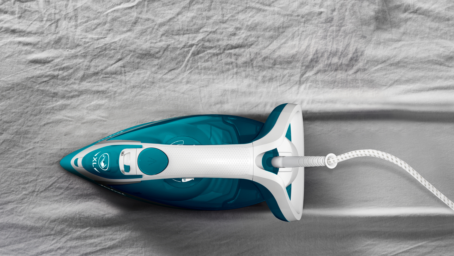 Tefal EasyGliss Plus FV5772E0 iron Dry & Steam iron Durilium Airglide soleplate – image 3