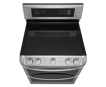 LG LDE5415ST cooker Freestanding cooker Electric Stainless steel – image 4