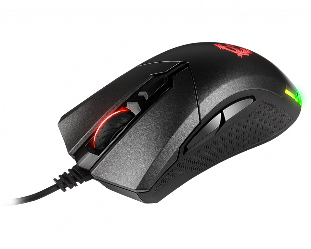 MSI CLUTCH GM50 RGB Optical FPS Gaming Mouse '7200 DPI Optical Sensor, 6 Programmable button, 3-Zone RGB, Ergonomic design, OMRON Switch with 20+ Million Clicks – image 3