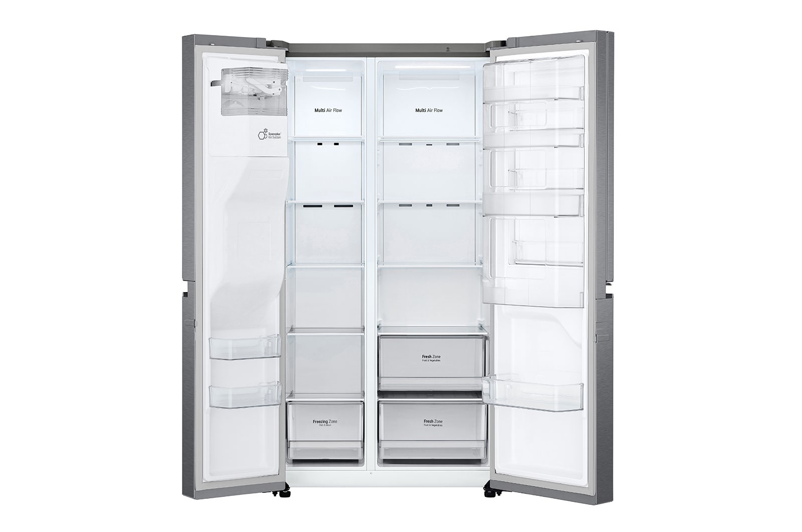 LG GSJV30DSXF side-by-side refrigerator Freestanding – image 3