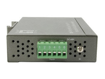 LevelOne 4 FE PoE + 1 FE SMF SC Industrial Switch, 30km – image 4