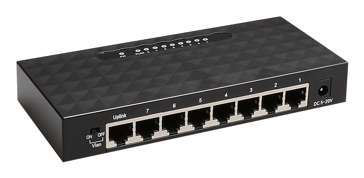 iggual GES8000 Unmanaged Gigabit Ethernet (10/100/1000) Black – image 3