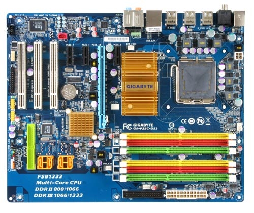 GIGABYTE GA-P35C-DS3 motherboard LGA 775 (Socket T) ATX – image 1