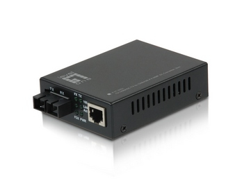 LevelOne 10/100BASE-TX to 100BASE-FX MMF SC Converter, 2km – image 2