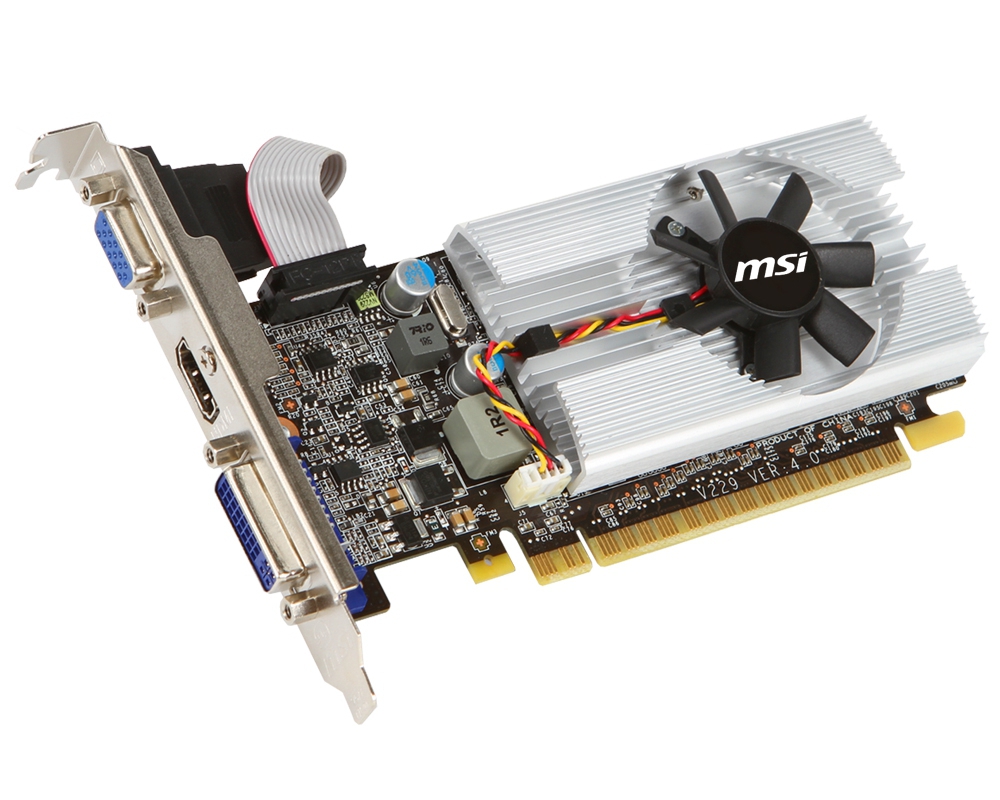 MSI N210-MD512D3/LP graphics card NVIDIA GeForce 210 – image 3