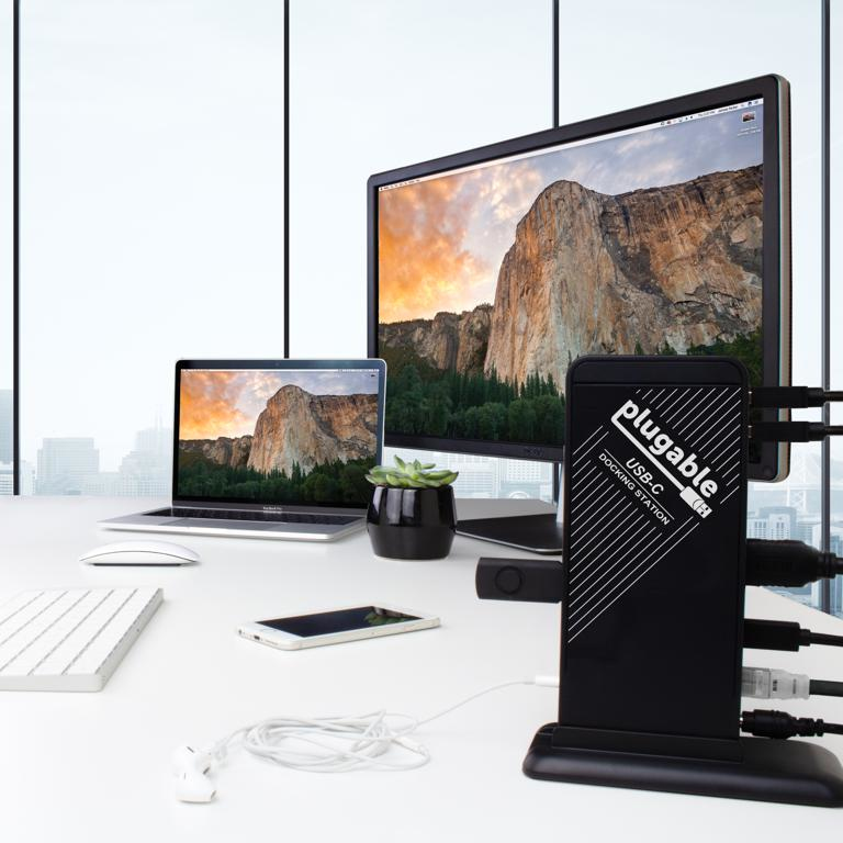 Plugable Technologies UD-CA1A laptop dock/port replicator Docking USB 3.2 Gen 1 (3.1 Gen 1) Type-C Black – image 5