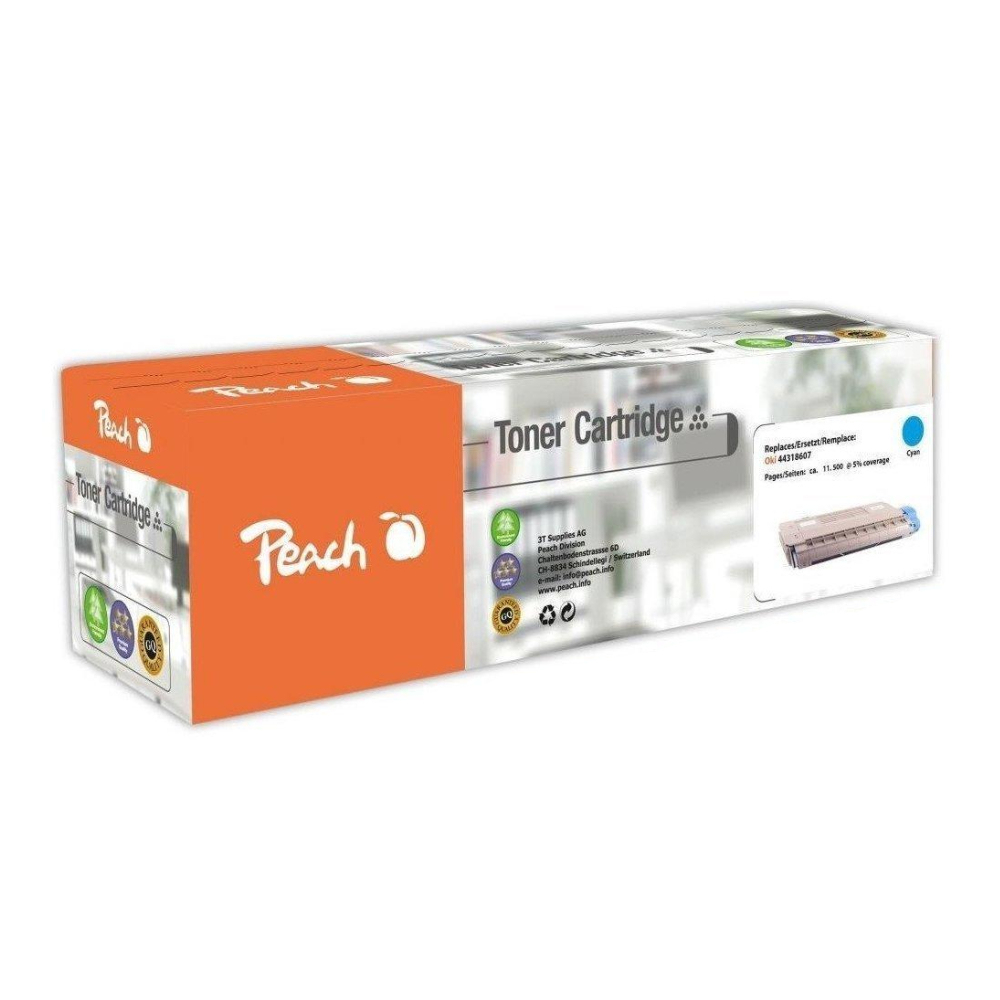 Peach 110598 toner cartridge 1 pc(s) Compatible Cyan – image 2