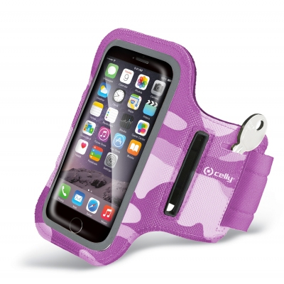 Celly ARMBAND05 mobile phone case Armband case Pink