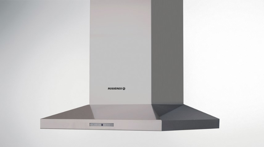 Rosieres RHP67000LIN cooker hood Wall-mounted Stainless steel 608 m³/h – image 1