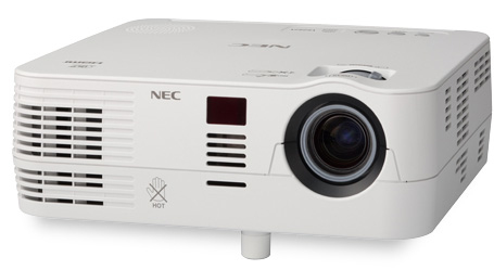 NEC VE281 Standard throw projector 2800 ANSI lumens DLP SVGA (800x600) White – image 1