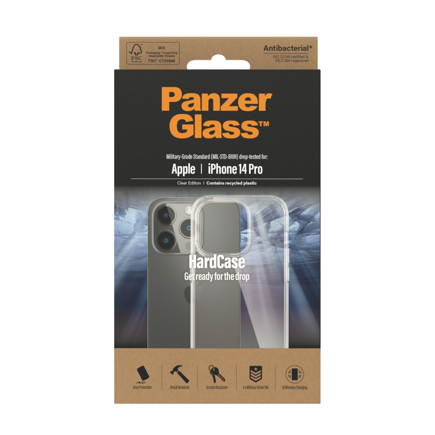 PanzerGlass® HardCase iPhone 14 Pro | Clear – image 3