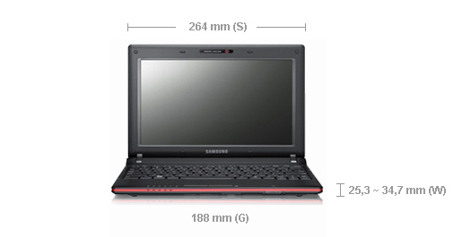 Samsung N145-JP02PL Intel Atom® N455 Netbook – image 9