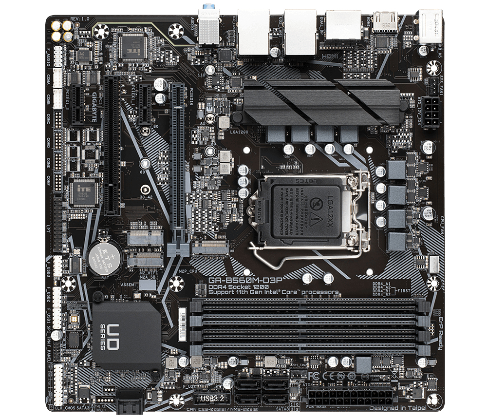 GIGABYTE GA-B560M-D3P (rev. 1.0) – image 2