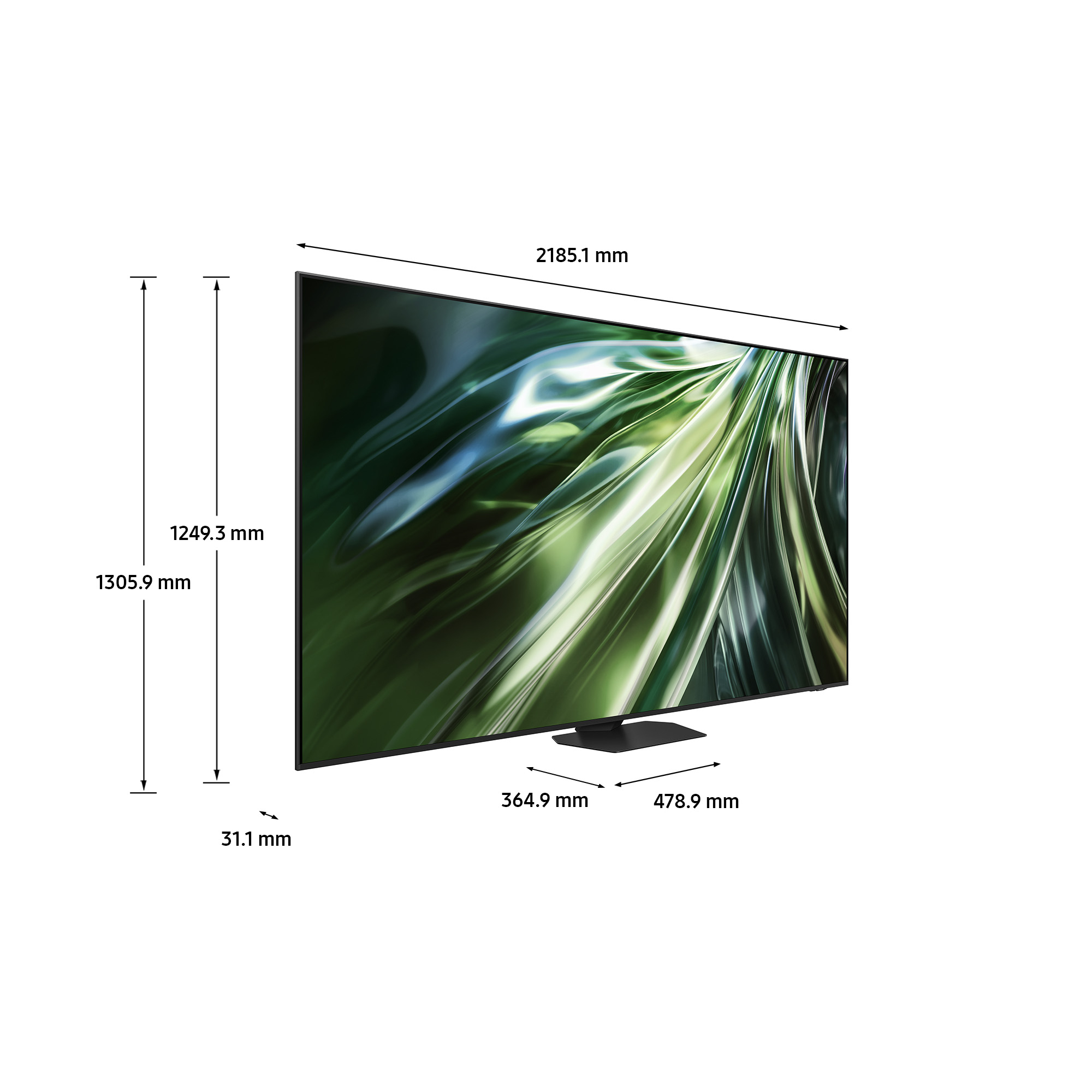 Samsung QN90D QE98QN90DATXZT TV 2.49 m (98") 4K Ultra HD Smart TV Wi-Fi Black, Titanium – image 2