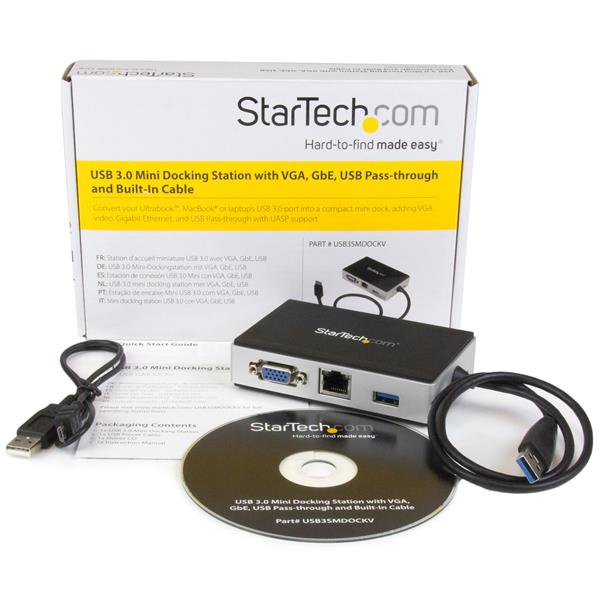 StarTech.com Travel Docking Station for Laptops - VGA - USB 3.0 – image 7