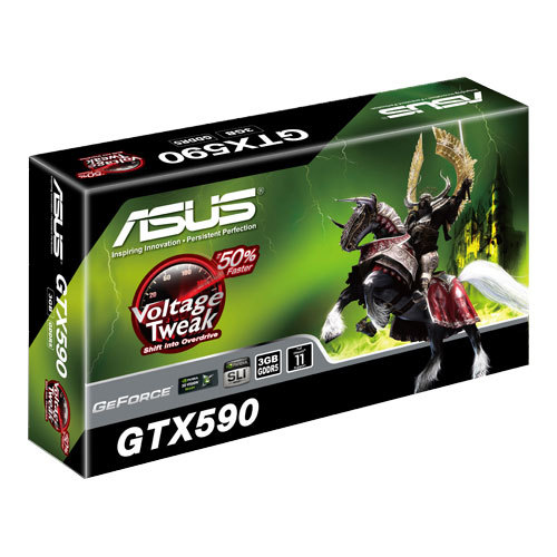 ASUS ENGTX590/3DIS/3GD5 graphics card NVIDIA GeForce GTX 590 – image 3