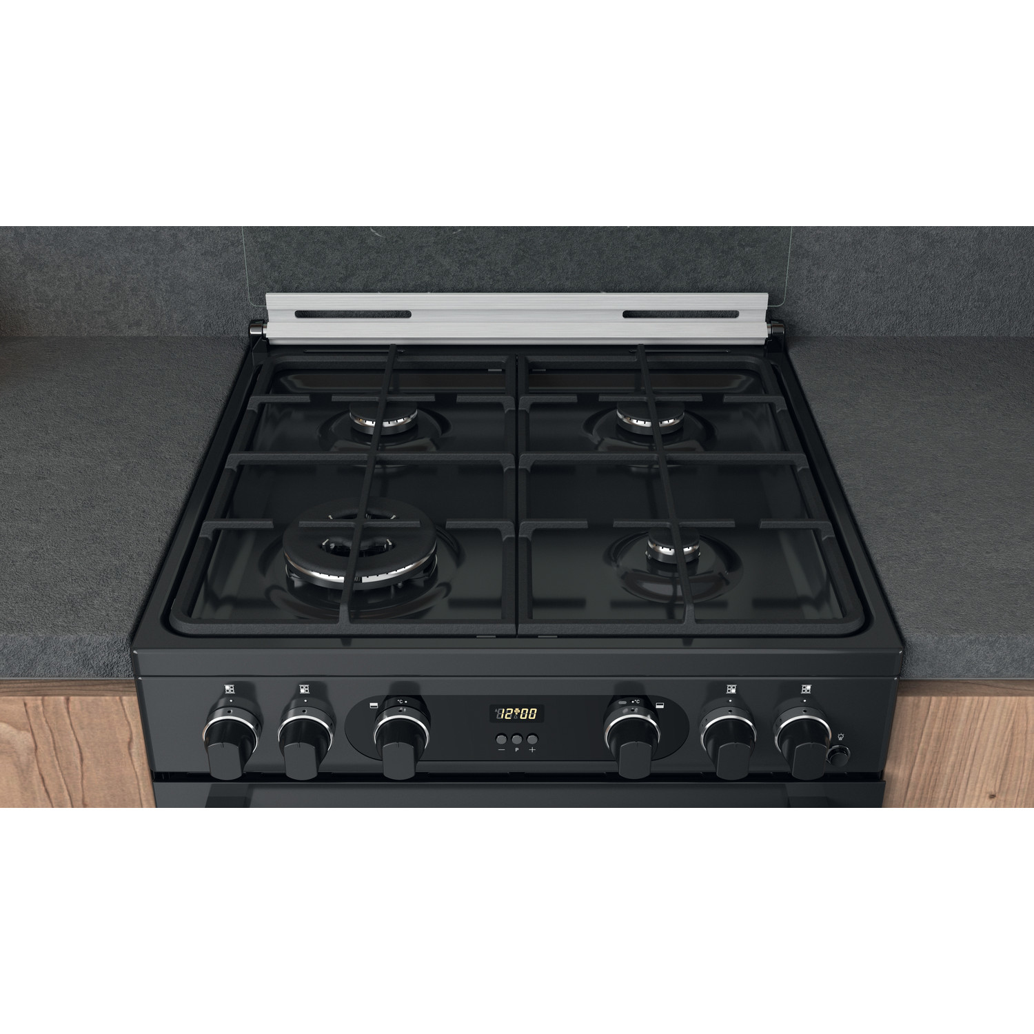Hotpoint CD67G0C2CAUK cooker Freestanding cooker Gas Black – image 7