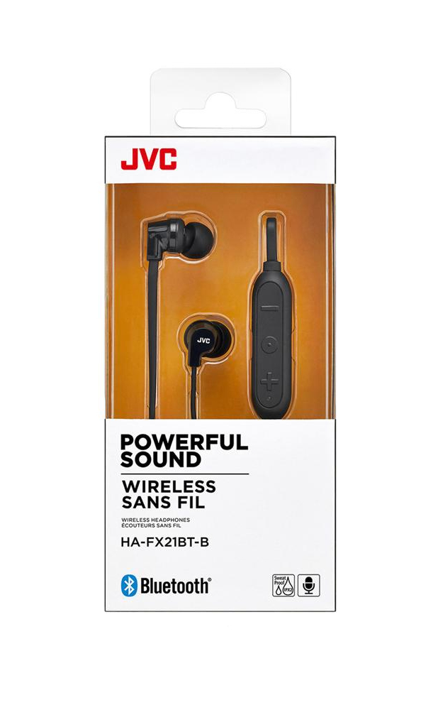 JVC HA-FX21BT-B headphones/headset Wireless In-ear Calls/Music/Sport/Everyday Bluetooth Black – image 2