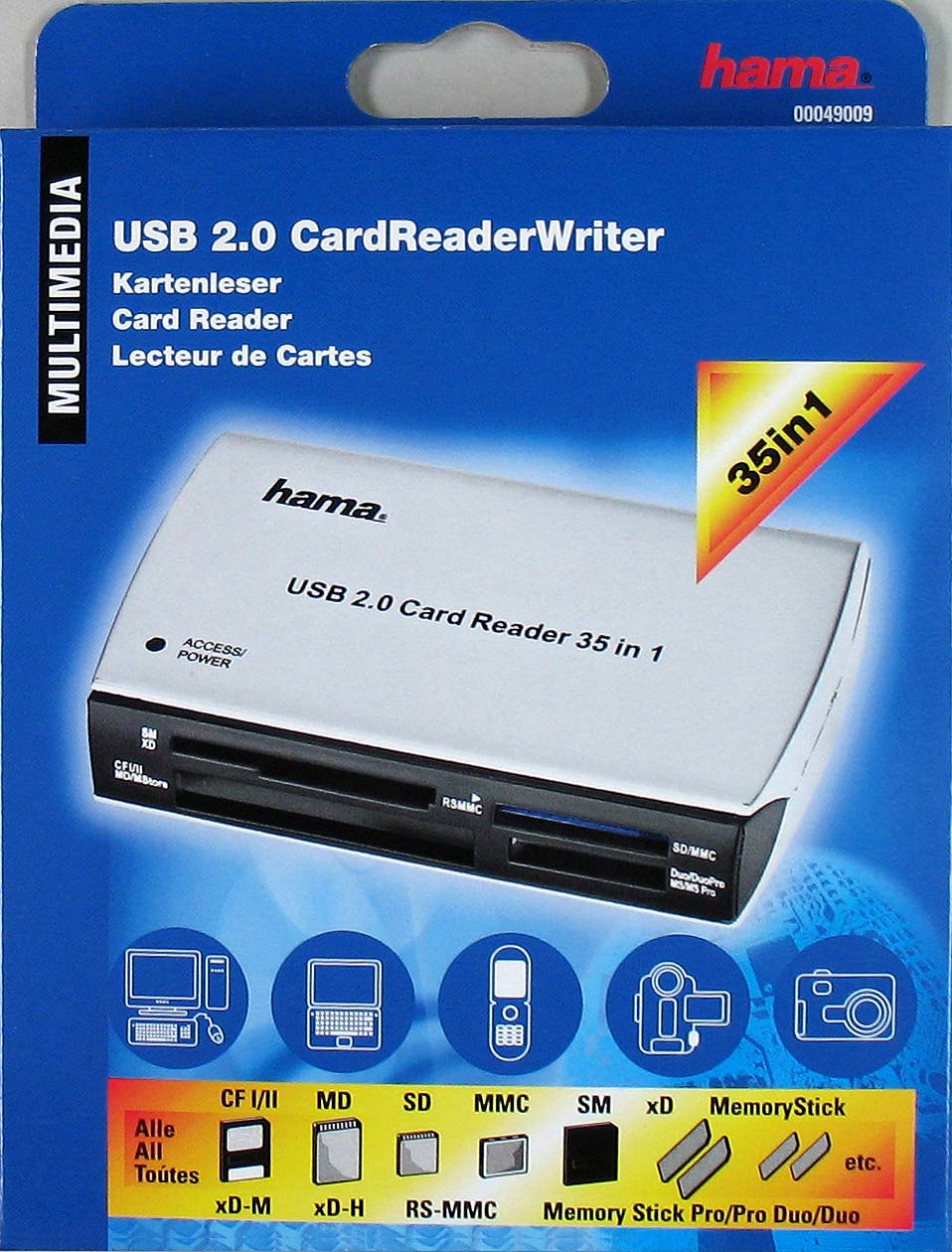 Hama 65-in-1 CardReader – image 2