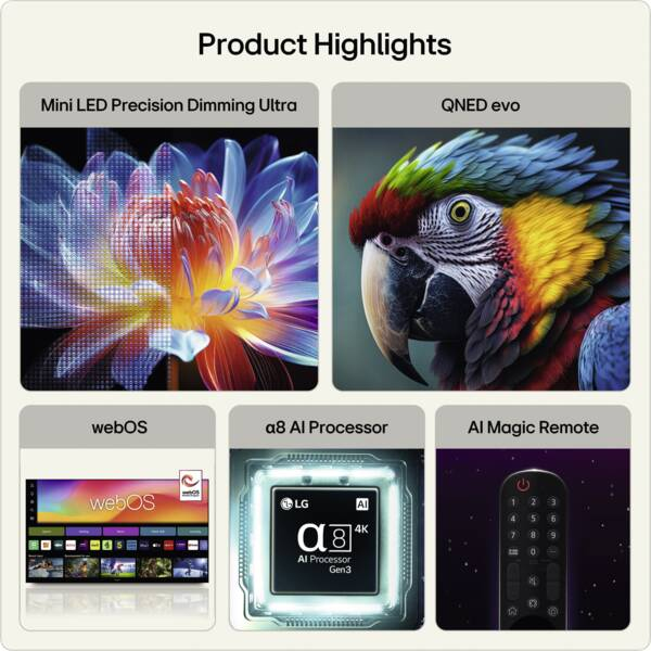 LG 115QNED93B6.AVSQ TV 2.92 m (115") 4K Ultra HD Smart TV Wi-Fi Black – image 5