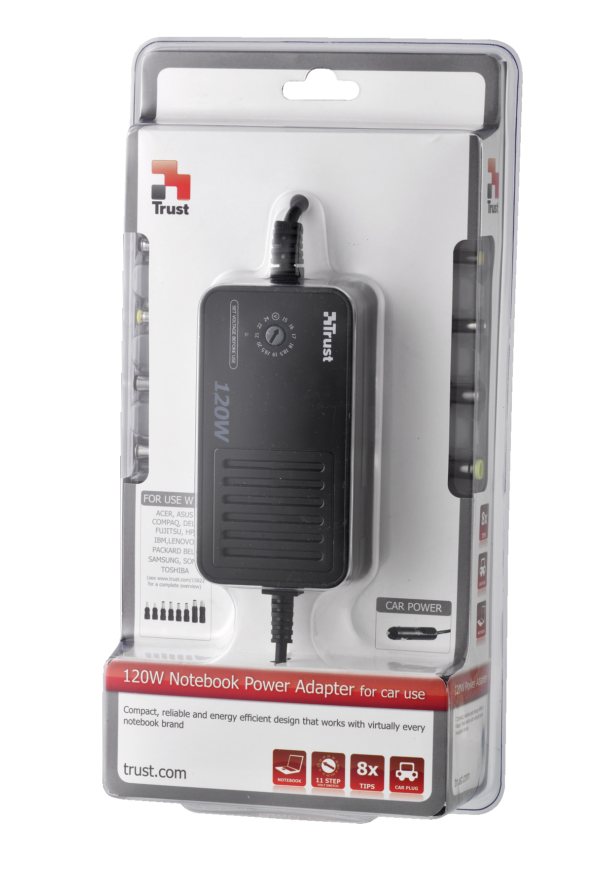 Trust 120W Compact Notebook Power Adapter PW-3120 – image 2