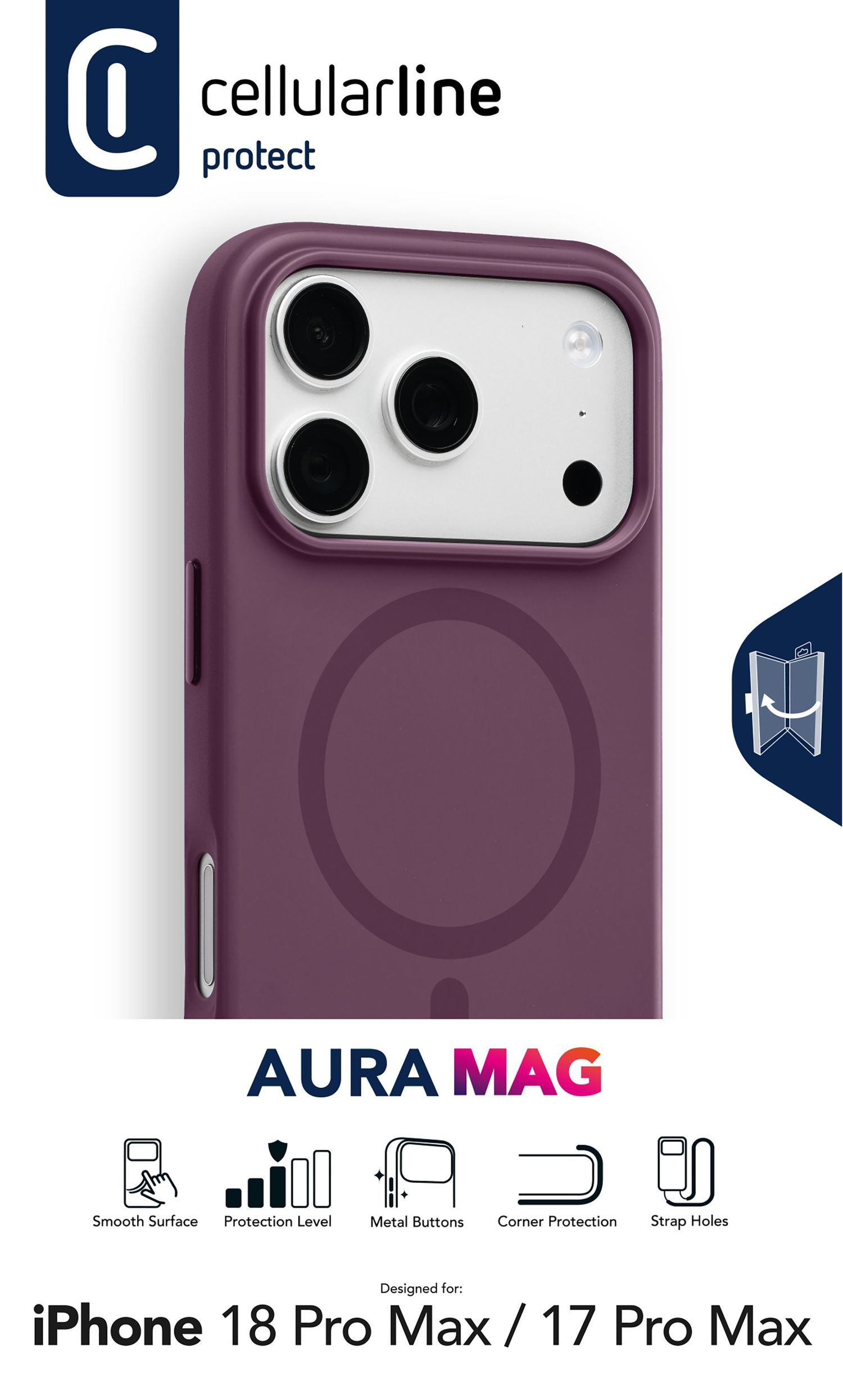 Cellularline AURA MAG - IPHONE 17 PRO MAX / 18 PRO MAX – image 6