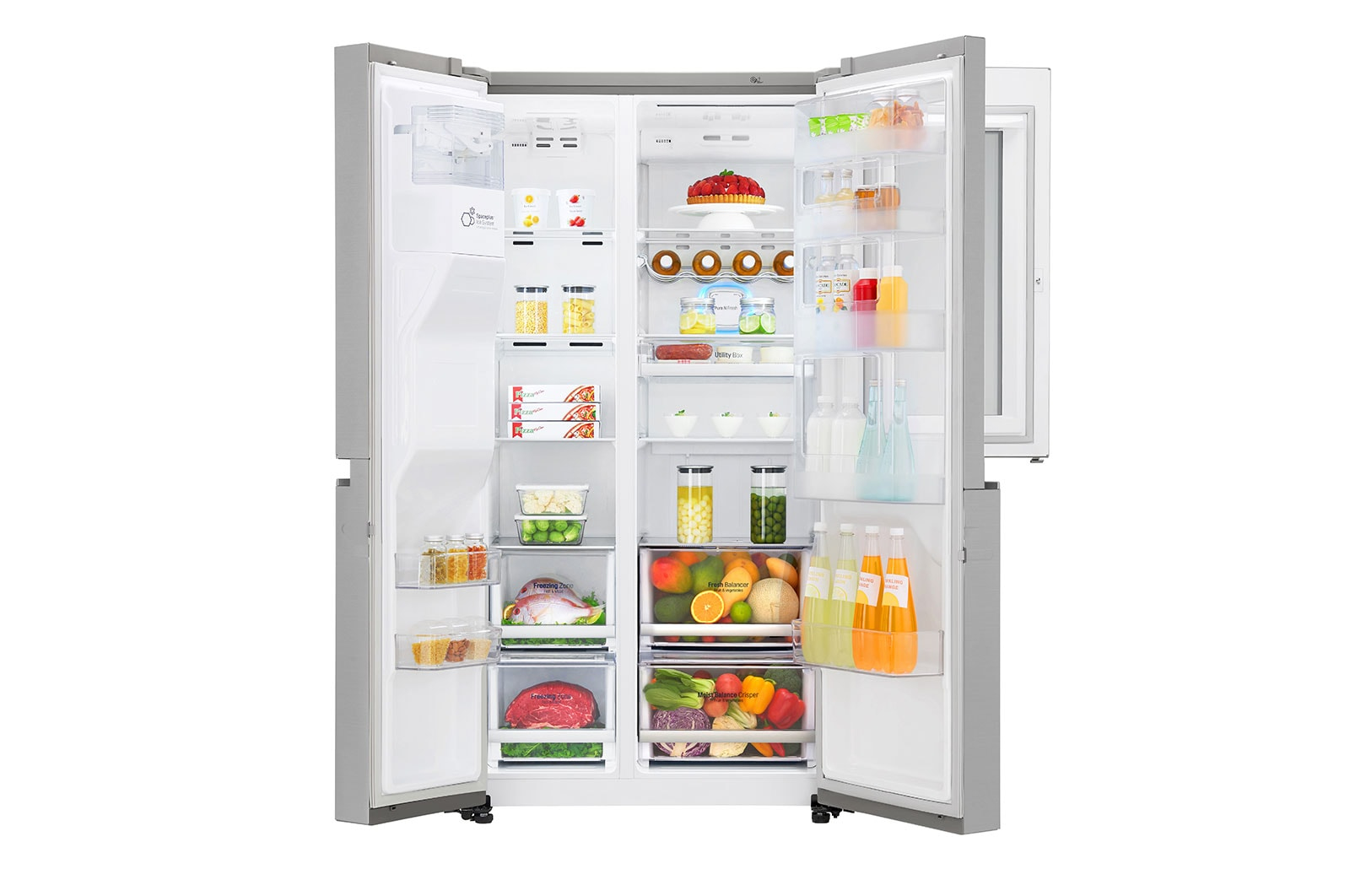 LG GSX960NSVZ side-by-side refrigerator Freestanding – image 9