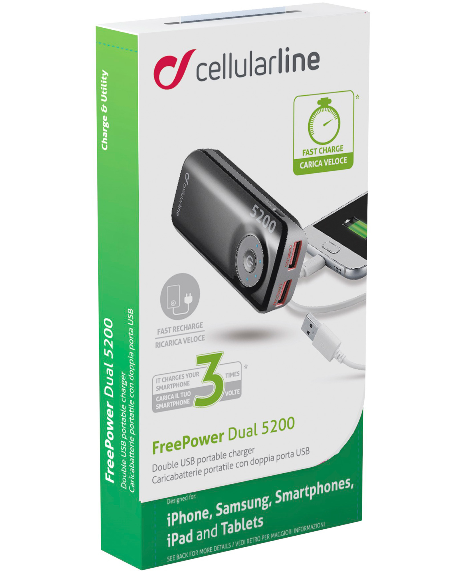 Cellularline Freepower Dual 5200 - Universal – image 2