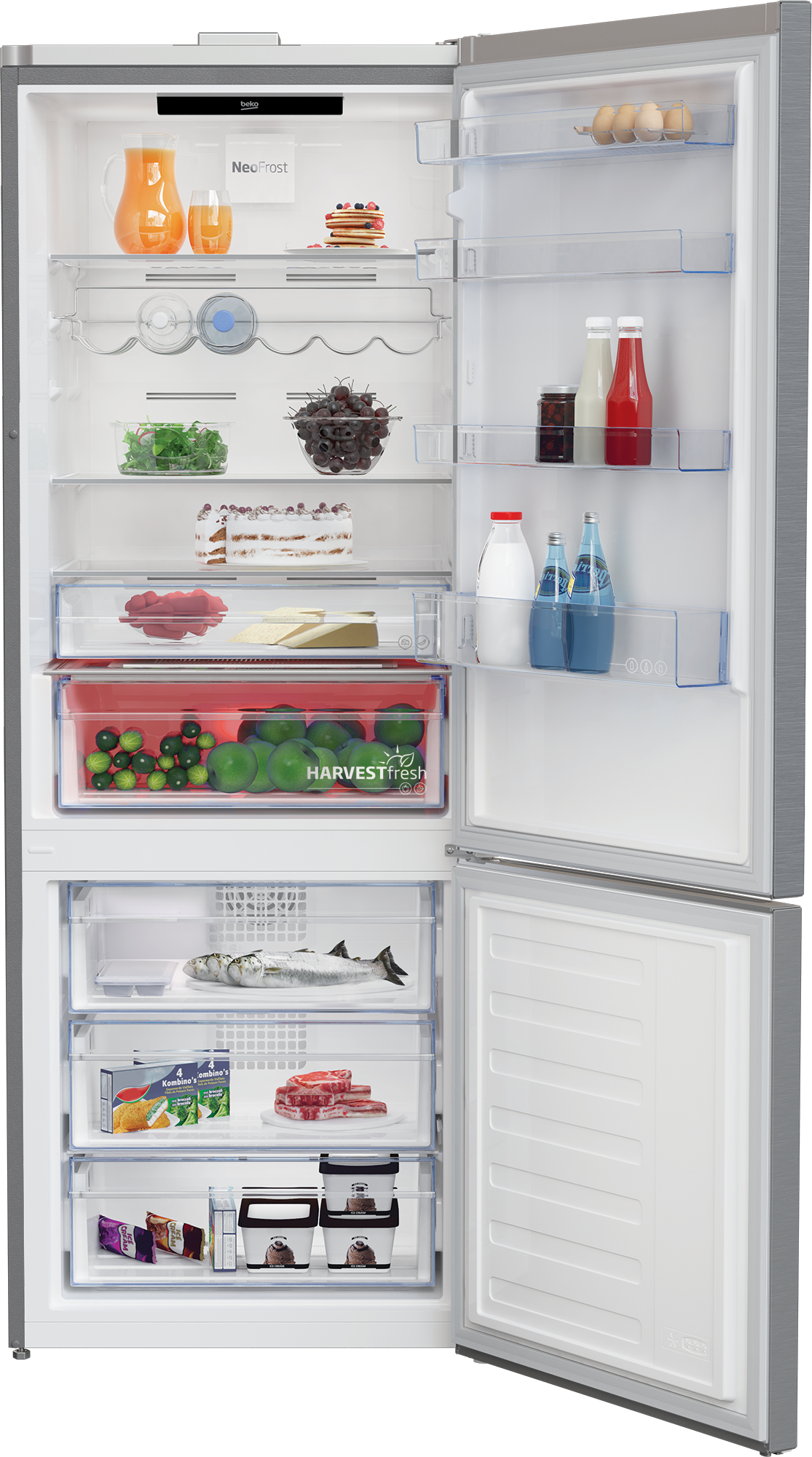 Beko RCNE560E60ZHXBN fridge-freezer Freestanding – image 4