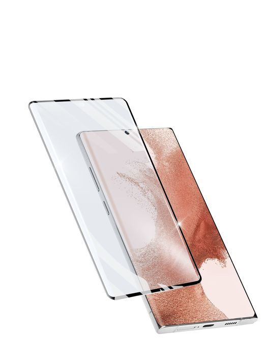 Impact Glass Curved - Galaxy S23 Ultra Gebogenes, gehärtetes Glas – stoßfest und ultradünn
