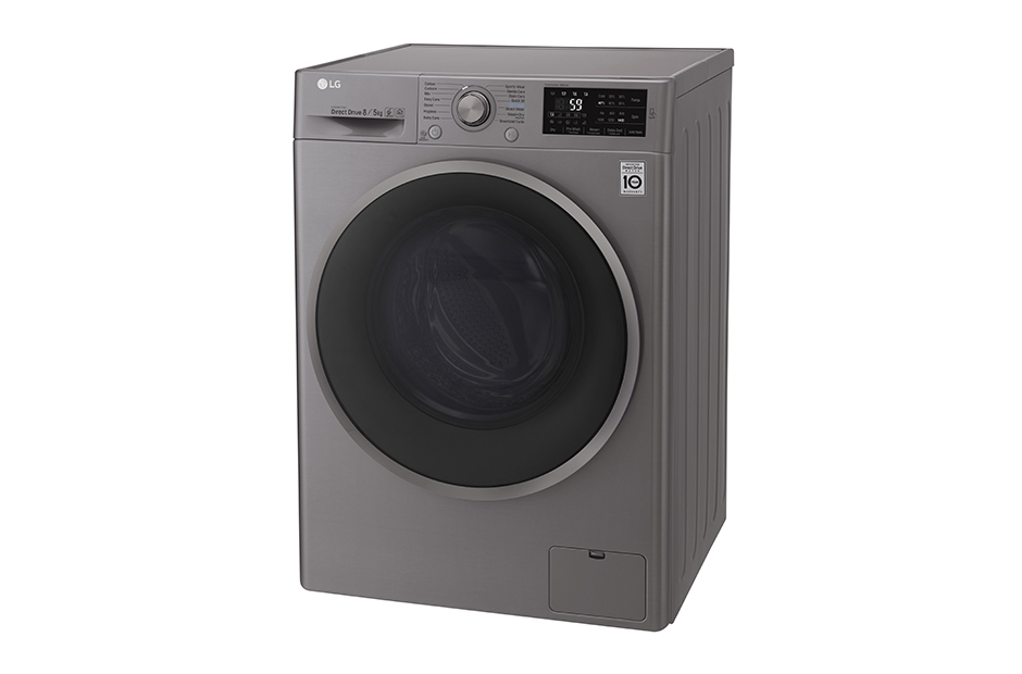 LG F4J6TM8S washer dryer Freestanding Front-load Stainless steel – image 4