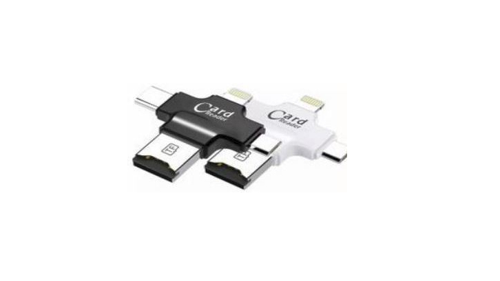Microconnect MC-CARDREADER card reader Micro-USB/Lightning Internal Black, White